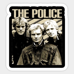 Roxannes Echo Embrace the Timeless Sound and Iconic Hits of The Polices New Wave Rock on a Stylish Tee Sticker